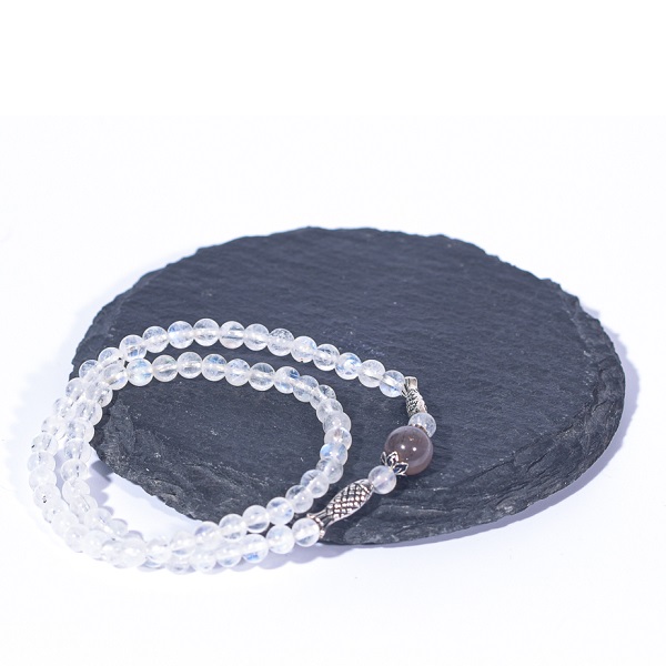 Vòng tay đá mặt trăng Moonstone 5mm